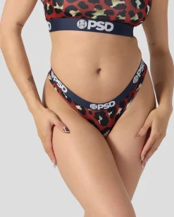Women PSD Thongs|Core Standard*4 Pack - Dark Jewel