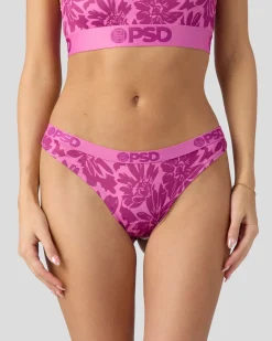 Women PSD Thongs|Core Standard*4 Pack - Floral Bliss