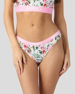 Women PSD Thongs|Core Standard*4 Pack - Floral Bliss