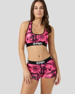 Women PSD Sports Bra|Core Standard*Airbrushed Dragon