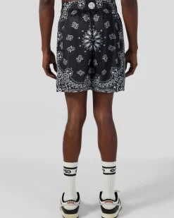 PSD Shorts*Black Bandana Active Short