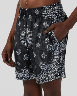 PSD Shorts*Black Bandana Active Short