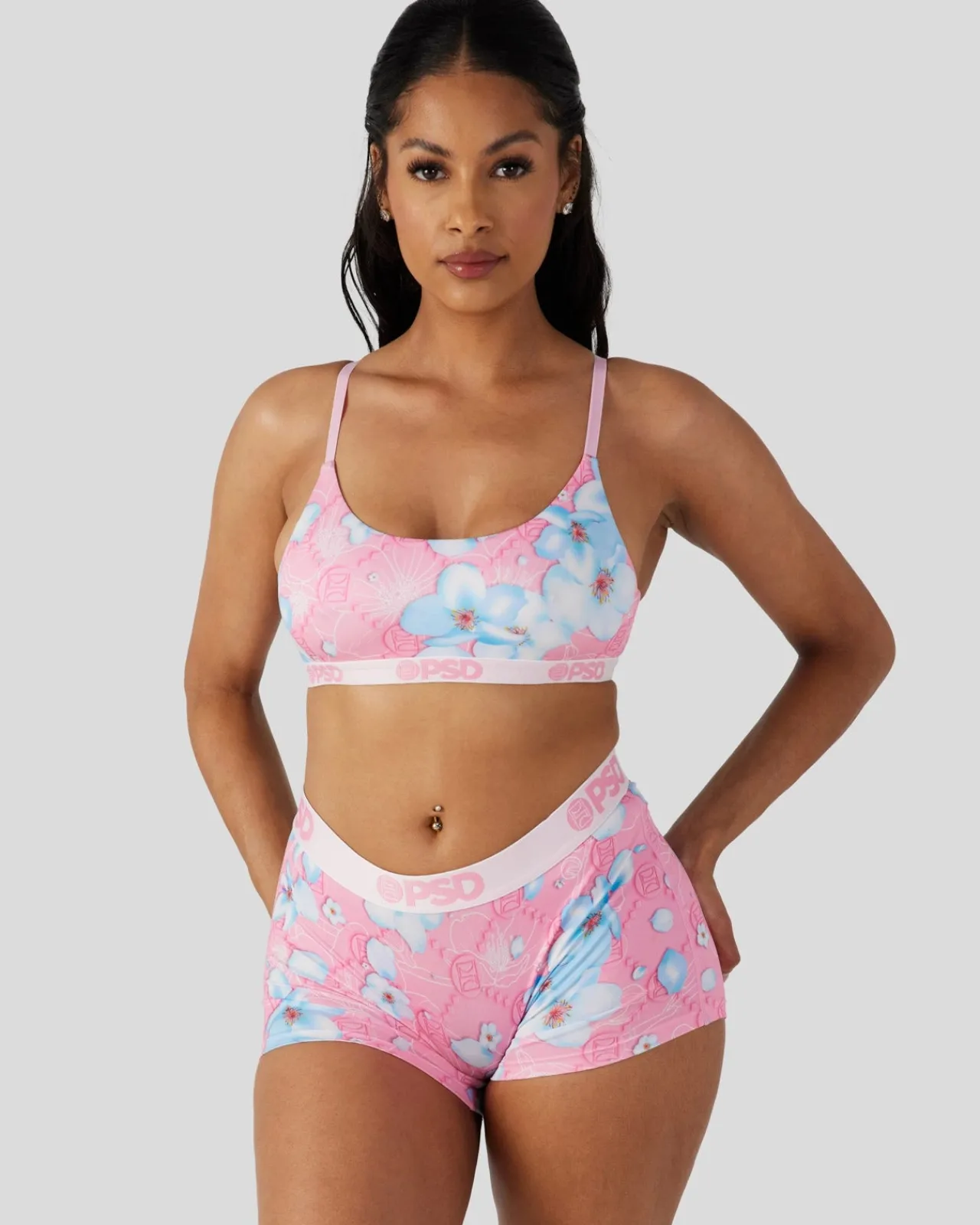 Women PSD Scoop Bralette|Core Standard*Blossom Blues