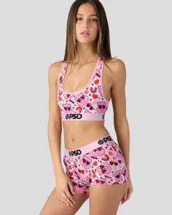 Women PSD Sports Bra|Core Standard*Care Bears - Love Bear