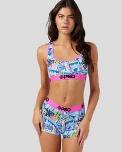 Women PSD Sports Bra|Core Standard*Care Bears - Make It Rain