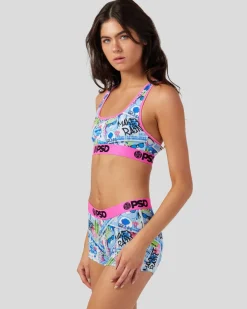 Women PSD Sports Bra|Core Standard*Care Bears - Make It Rain