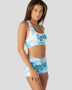 Women PSD Sports Bra|Core Standard*Cookies - Happy