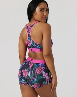Women PSD Sports Bra|Core Standard*Drippin' Smoke