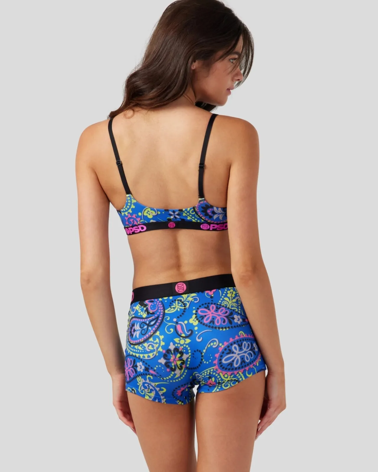 Women PSD Scoop Bralette|Core Standard*Electric Bandana