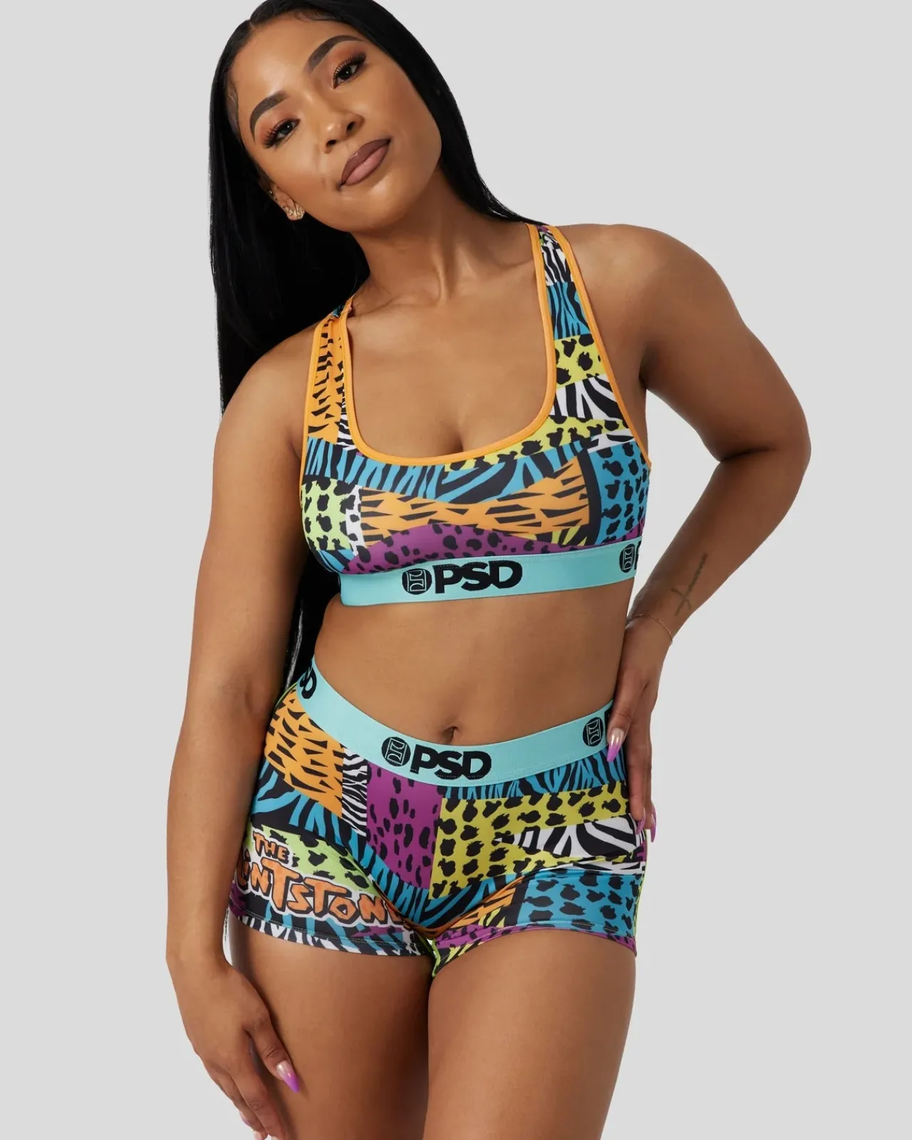Women PSD Sports Bra|Core Standard*Flintstones - Bedrock