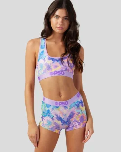 Women PSD Sports Bra|Core Standard*Garden Glitch
