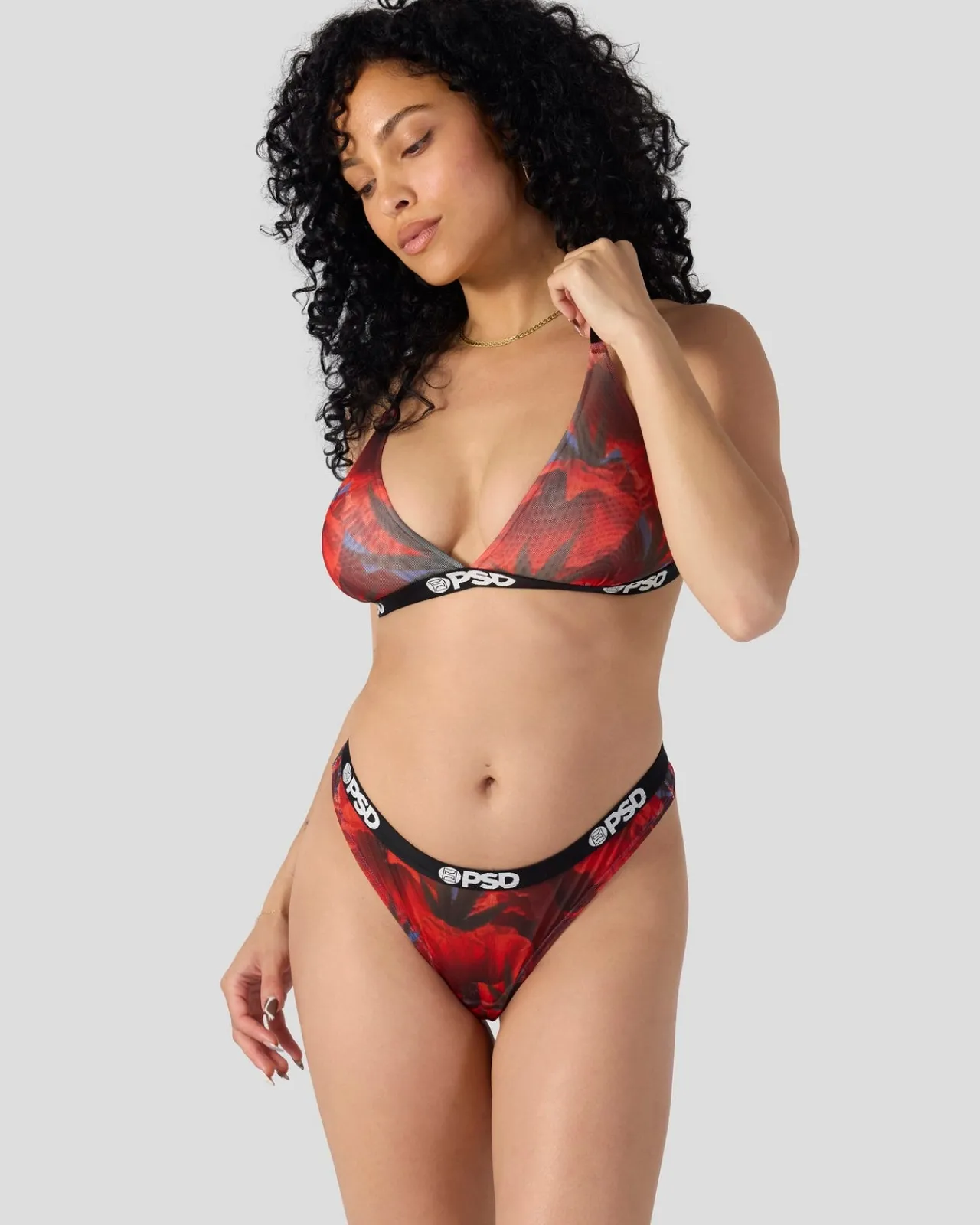 Women PSD Thongs|Mesh*Izabela Guedes - Poppy High