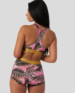 Women PSD Sports Bra|Core Standard*Katya Henry - Silk Palms