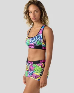 Women PSD Sports Bra|Core Standard*Looney Tunes - Looney Money
