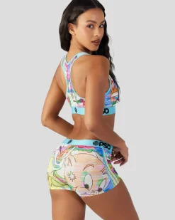Women PSD Sports Bra|Core Standard*Looney Tunes - Trippin