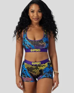 Women PSD Sports Bra|Core Standard*Marvel - Black Panther