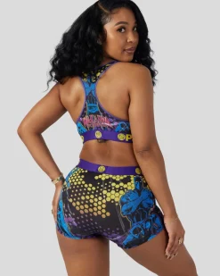 Women PSD Sports Bra|Core Standard*Marvel - Black Panther