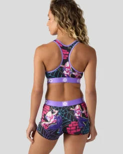 Women PSD Sports Bra|Core Standard*Marvel - Ghost-Spider Pop