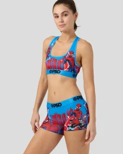 Women PSD Sports Bra|Core Standard*Marvel - Peter Parker Drip