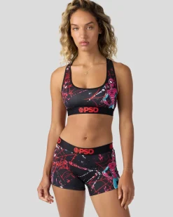 Women PSD Sports Bra|Core Standard*Marvel - Spider Bros