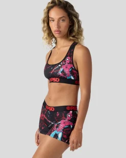Women PSD Sports Bra|Core Standard*Marvel - Spider Bros