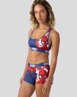 Women PSD Sports Bra|Core Standard*Marvel - Spider-Man Senses
