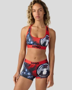 Women PSD Sports Bra|Core Standard*Marvel - Venom