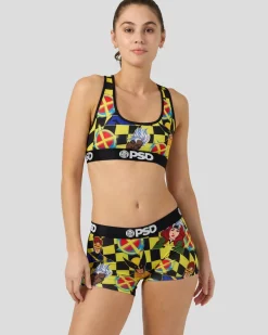 Women PSD Sports Bra|Core Standard*Marvel - X-Men Checkers