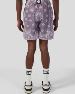 PSD Shorts*Mauve Bandana Active Short
