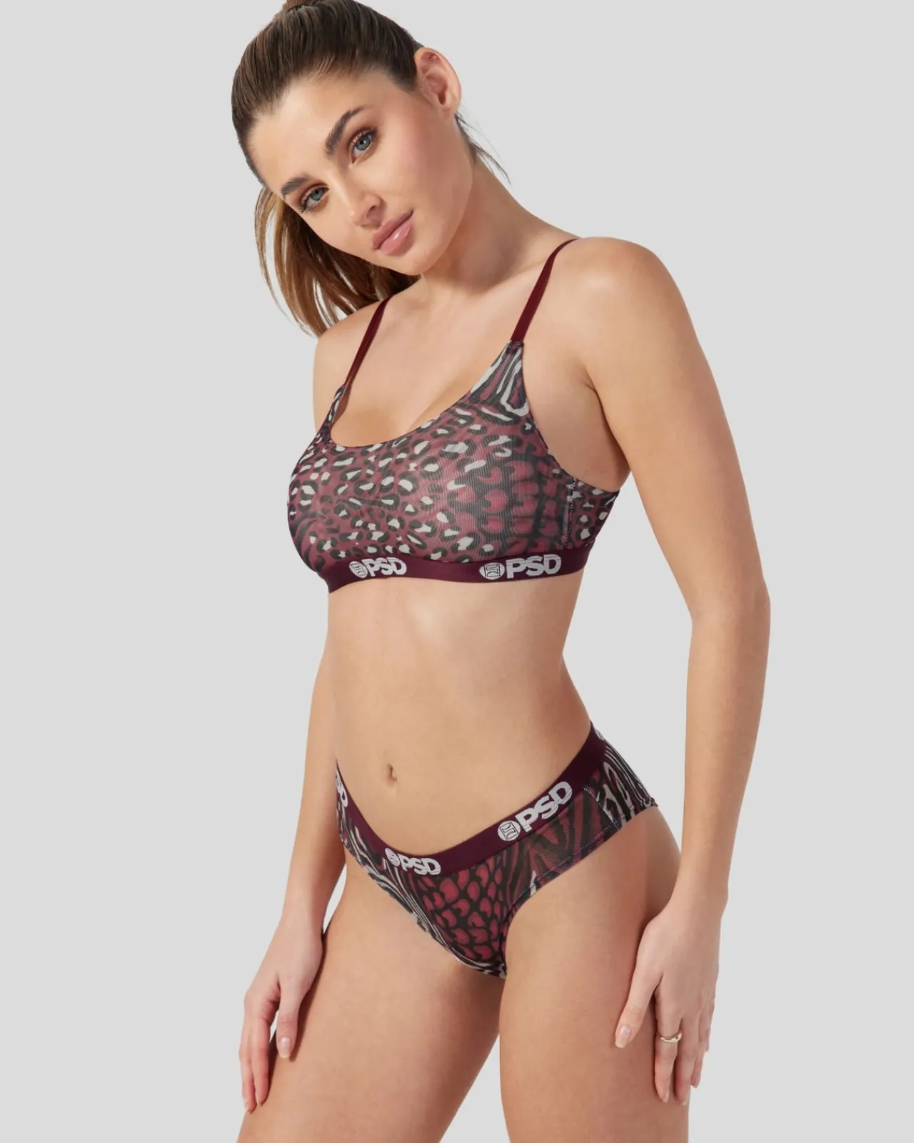 Women PSD Cheeky|Mesh*Mesh - Cheetah Mix