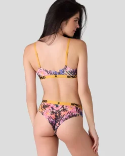 Women PSD Scoop Bralette|Mesh*Mesh - Vibin Snake