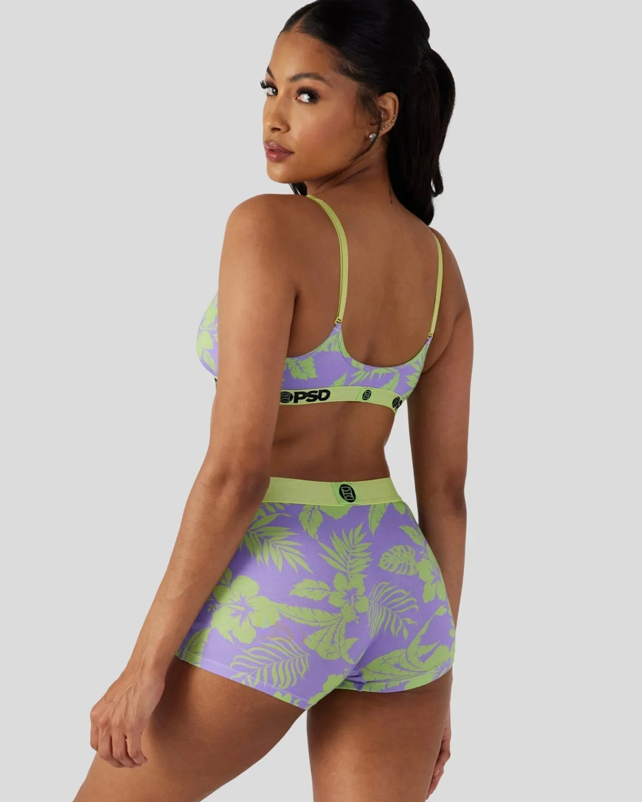Women PSD V-Neck Bralette|Modal Blend*Modal - Island Time