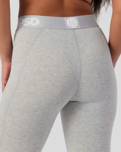 Women PSD Leggings|Leggings*Modal Solids - Athletic Grey