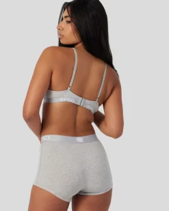 Women PSD Triangle Bralette*Modal Solids - Athletic Grey