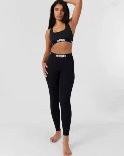 Women PSD Leggings|Leggings*Modal Solids - Black