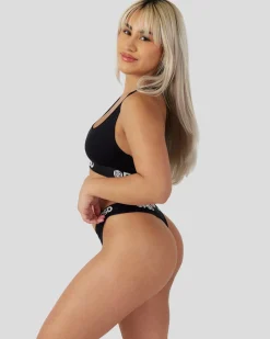 Women PSD Modal Blend|Thongs*Modal Solids - Black