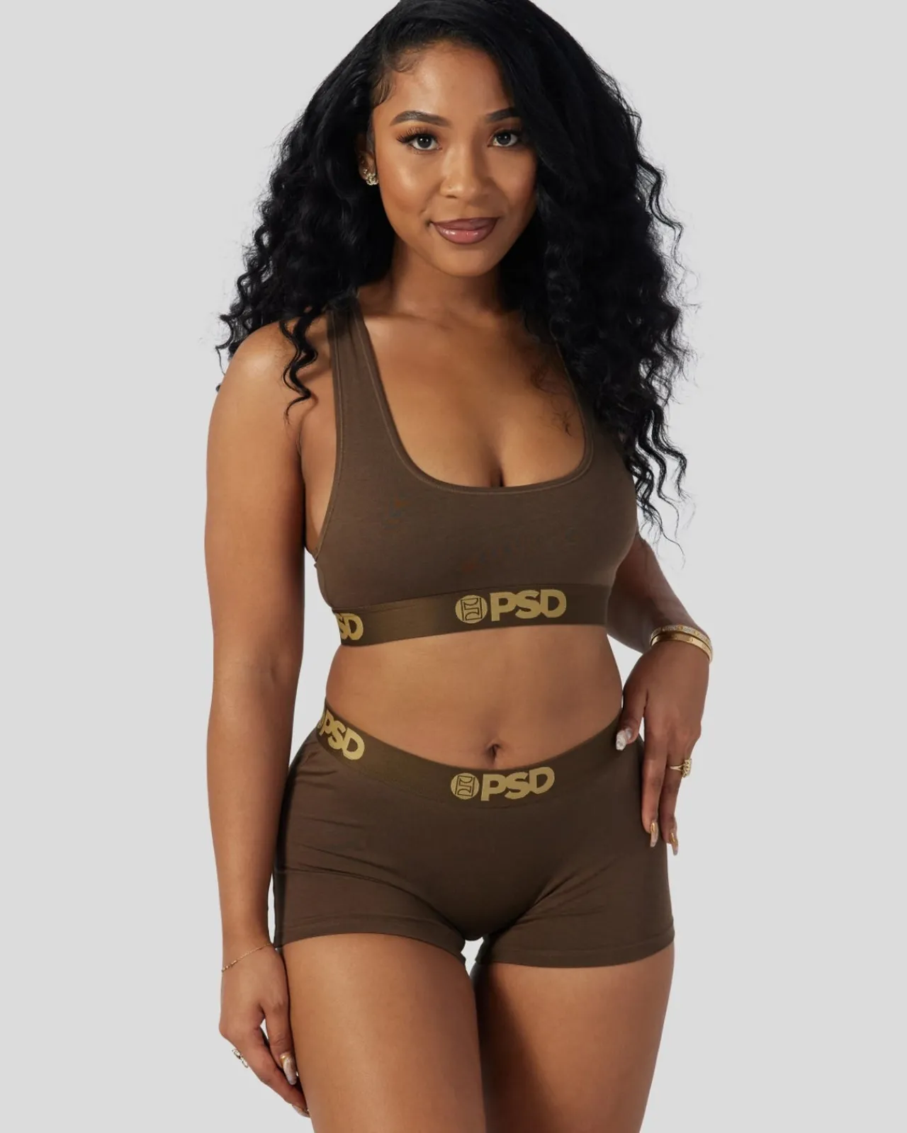 Women/BOY PSD Boy Shorts|Modal Blend*Modal Solids - Cocoa