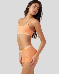 Women PSD Scoop Bralette|Modal Blend*Modal Solids - Coral