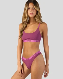 Women PSD Thongs|Modal Blend*Modal Solids - Mag Purp