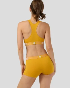 Women PSD Sports Bra|Modal Blend*Modal Solids - Mango