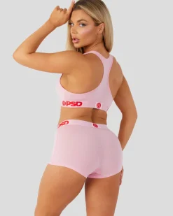 Women PSD Sports Bra|Modal Blend*Modal Solids - Pink