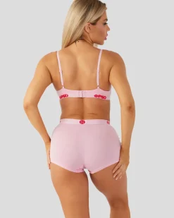 Women PSD Triangle Bralette|Modal Blend*Modal Solids - Pink