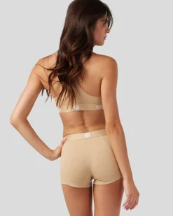 Women PSD Sports Bra|Modal Blend*Modal Solids - Sand