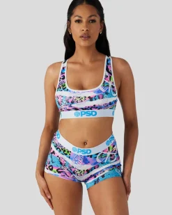 Women PSD Sports Bra|Core Standard*Neon Jungle