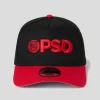 PSD Hats*New Era x Logo Hat Black/Red