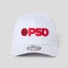 PSD Hats*New Era x Logo Hat White/Red