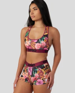 Women PSD Sports Bra|Core Standard*Paradise Plum Lux
