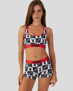 Women PSD Sports Bra|Core Standard*Playboy - Checkers