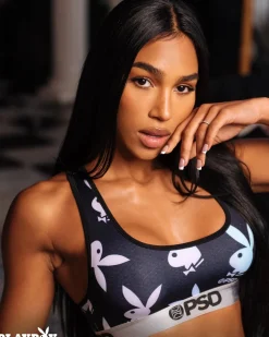 Women PSD Sports Bra|Core Standard*Playboy - Glow