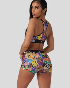 Women PSD Sports Bra|Core Standard*Playboy - Peace Love